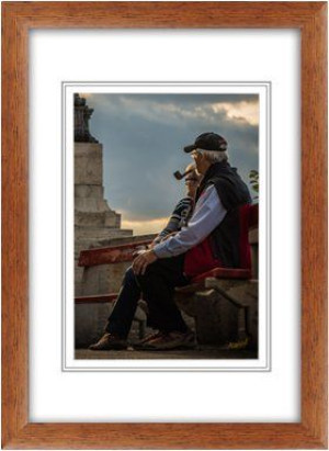 Ramka Drewniana Brązowa - Foto Rama B2 50x70 Cm
