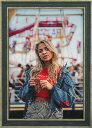 Rama Na Zdjęcia Niebieska 30x40 Cm – Foto Ramka