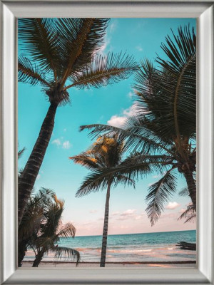 Ramka Na Zdjęcia Srebrna 13x18 Cm Foto Rama B6
