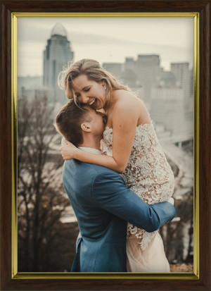 Rama Na Zdjęcia Ciemny Brąz 10x15 Cm – Foto Ramka
