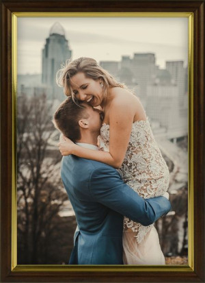 Rama Na Zdjęcia Brązowa 10x15 Cm – Foto Ramka