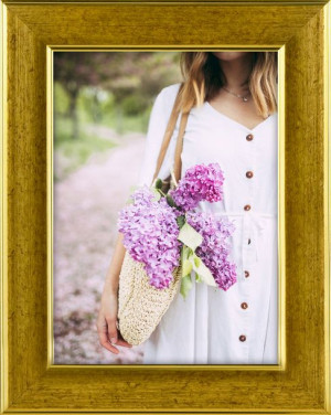 Ramka Na Zdjęcia Złota 10x15 Cm Foto Rama A6