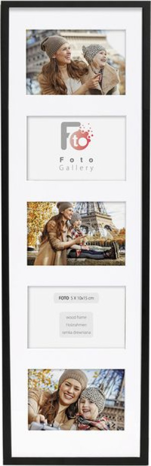 Foto Galeria Na 5 Zdjęć A6 10x15 Cm - Ramka Czarna