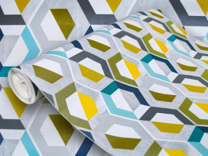 Okleina Meblowa Dekoracyjna Origami Na Szafkę Meble Regał Komodę 45x100