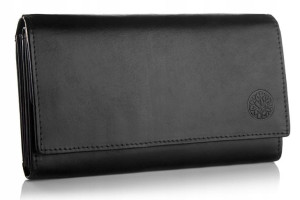 Portfel damski skórzany organizer RFID Betlewski