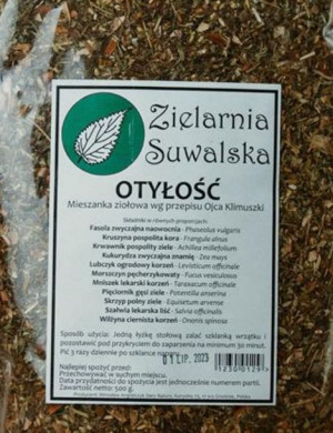 Mieszanka Zielarnia Suwalska Otyłość 500g