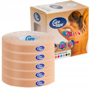 PLASTRY KINESIOTAPING CureTape Classic 1cm x 5m