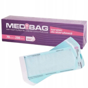 Torebki Do Sterylizacji 70x230 Mm Medibag 200 Szt
