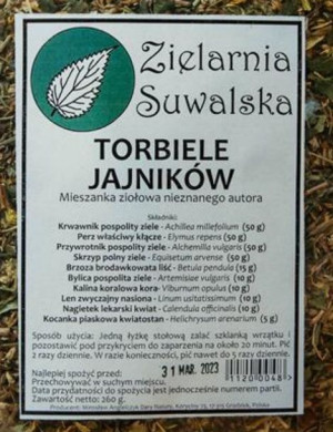 Zioła Zielarnia Suwalska Torbiele Jajników 260g
