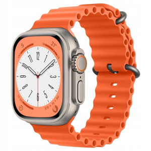 Pasek Ocean Do Apple Watch 44/45/49 Ultra Orange