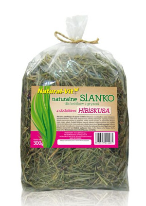 Natural-Vit Sianko dla gryzoni+hibiskus 300g