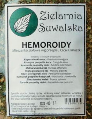 Zioła Zielarnia Suwalska Hemoroidy  200 g