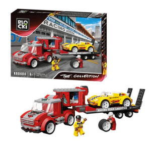 Klocki Blocki Autotransporter Ciężarówka Autka The Collection 303 el.