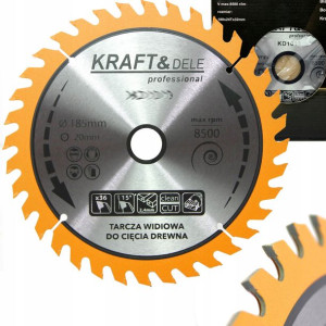 Widiowa Tarcza Do Drewna 185 X 20mm 36t 8500 Rpm