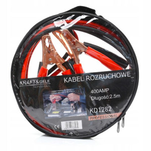 Kable Przewody Rozruchowe 400a 2,5m Pokrowiec Etui