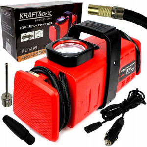 Kompresor Samochodowy Sprężarka Pompka 12v 230v