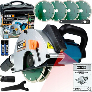 Bruzdownica 3000w Laser Walizka 4 Tarcze Bruzda