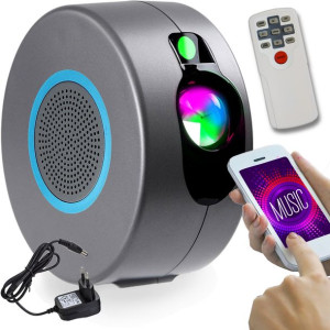 Projektor GWIAZD rzutnik LED lampka BLUETOOTH
