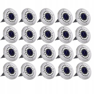 20 x Lampa SOLARNA ogrodowa LED najazdowa gruntowa