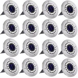 16 x Lampa SOLARNA ogrodowa LED najazdowa gruntowa