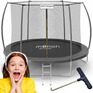 TRAMPOLINA ogrodowa MOTION drabinka 305cm FT10