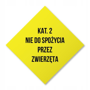 Naklejka Adr Kat.2 Nie Do Spożycia Przez Zwierzęta 30Cm Tir