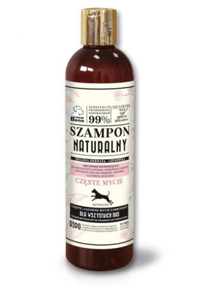 SUPER BENO Szampon naturalny dla psa częste mycie 300ml