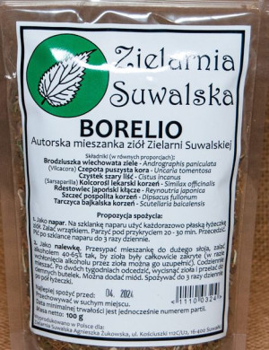 Zioła Borelio Zielarnia Suwalska 100g