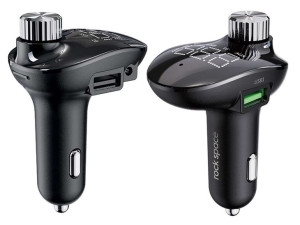 Ładowarka samochodowa Rock Space B302 Transmiter FM MP3 Bluetooth