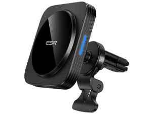 Uchwyt magnetyczny z ładowarką Qi MagSafe ESR HaloLock Magnetic Black