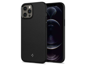 Etui obudowa Spigen Mag Armor do Apple iPhone 12/ 12 Pro 6.1 Matte Black