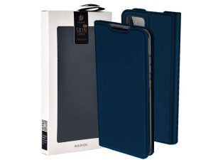 Etui ochronne z klapką Dux Ducis Skin skórzane do Samsung Galaxy A72 Granat