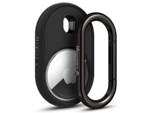 Etui brelok do kluczy Spigen Caseology Vault Apple Airtag Czarne