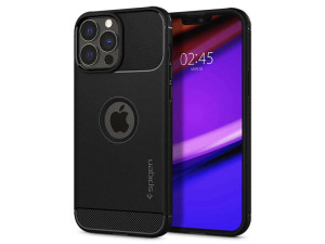 Etui pokrowiec futerał Spigen Rugged Armor do Apple iPhone 13 Pro Matte Bla