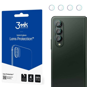 Szkło x4 na kamerę obiektyw 3mk Lens Protection do Samsung Galaxy Z Fold 3
