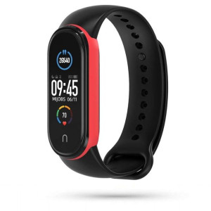 Pasek IconBand do Xiaomi Mi Smart Band 5/6/6 NFC Black/Red