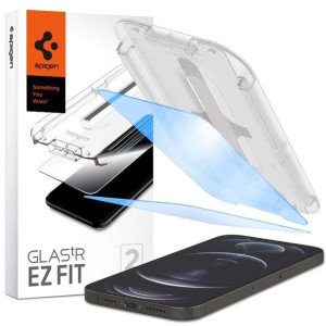 2x Szkło hartowane Spigen Glas.tR EZ Fit Antiblue do Apple iPhone 13/ 13 Pr