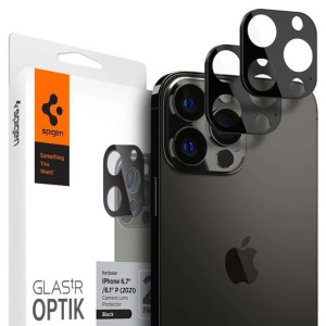 2x Szkło na aparat obiektyw osłona Spigen Optik.TR Camera Protector do iPho