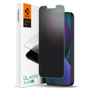 Szkło hartowane Spigen Glas.TR Slim Privacy do Apple iPhone 13 Pro Max / 14