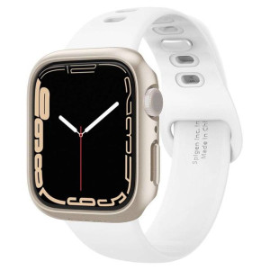 Etui ramka do smartwatcha Spigen Thin Fit do Apple Watch 7 41mm Starlight