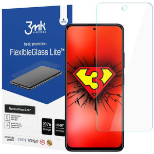 Niepękające szkło hybrydowe 3mk Flexible Glass Lite do Redmi Note 11s/11 4G