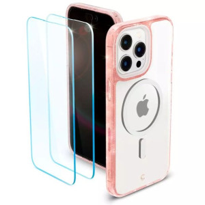 Etui Spigen Cyrill Shine Mag MagSafe do Apple iPhone 14 Pro Glitter Rose