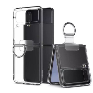 Etui Spigen Thin Fit Ring do Samsung Galaxy Z Flip 4 Crystal Clear