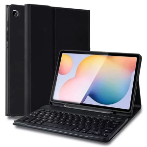 Etui z klawiaturą SC Pen do Samsung Galaxy Tab S6 Lite 10.4 2020 / 2022 Bla