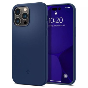 Etui Spigen Silicone Fit Mag MagSafe do Apple iPhone 14 Pro Max Navy Blue
