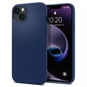 Etui Spigen Silicone Fit Mag MagSafe do Apple iPhone 14 Navy Blue