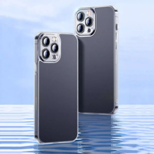 Baseus Frosted Glass Case etui pokrowiec do iPhone 13 Pro sztywna obudowa z
