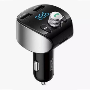 Joyroom transmiter FM Bluetooth 5.0 MP3 micro SD ładowarka samochodowa 2x U