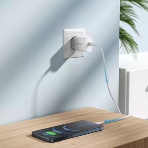 Choetech ładowarka sieciowa USB Typ C 20W Power Delivery 3A + kabel MFI USB