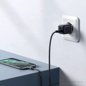 Joyroom ładowarka sieciowa 2x USB 12W 2,4A biały (L-2A121)